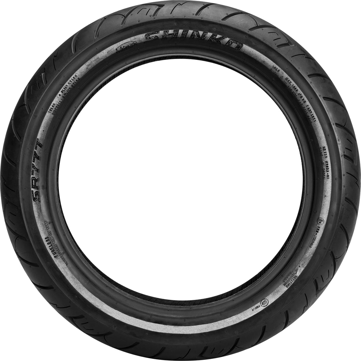 SHINKO, Shinko SR777 Cruiser Front Tire 130/80-17 with Reflective Sidewall for V-Twin and Metric Motorcycles