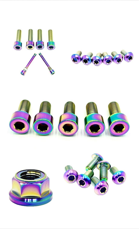 Front and Rear Wheel Titanium Bolt Kit for Surron, Talaria, Segway, 79 Bike, E-Ride Pro