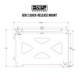 Quick Release Mount for Gen 2 Star-Mount