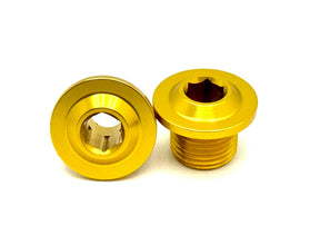 Titanium Surron KKE Fork Axle End-Nuts for Surron, Segway, E-moto (Set of 2)