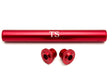 Titanium Surron KKE Fork Custom Aluminum Axle and Two Axle End-Bolts (3 Pieces)