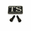 Titanium Surron Ultra Bee Headlight Bracket bolts by Prickly for Baja Squadron