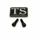Titanium Surron Ultra Bee Headlight Bracket bolts by Prickly for Baja Squadron