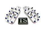 TS Custom Foot Pegs w/ Titanium Grips for Surron and Most Light E-moto