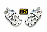 TS Custom Foot Pegs w/ Titanium Grips for Surron and Most Light E-moto